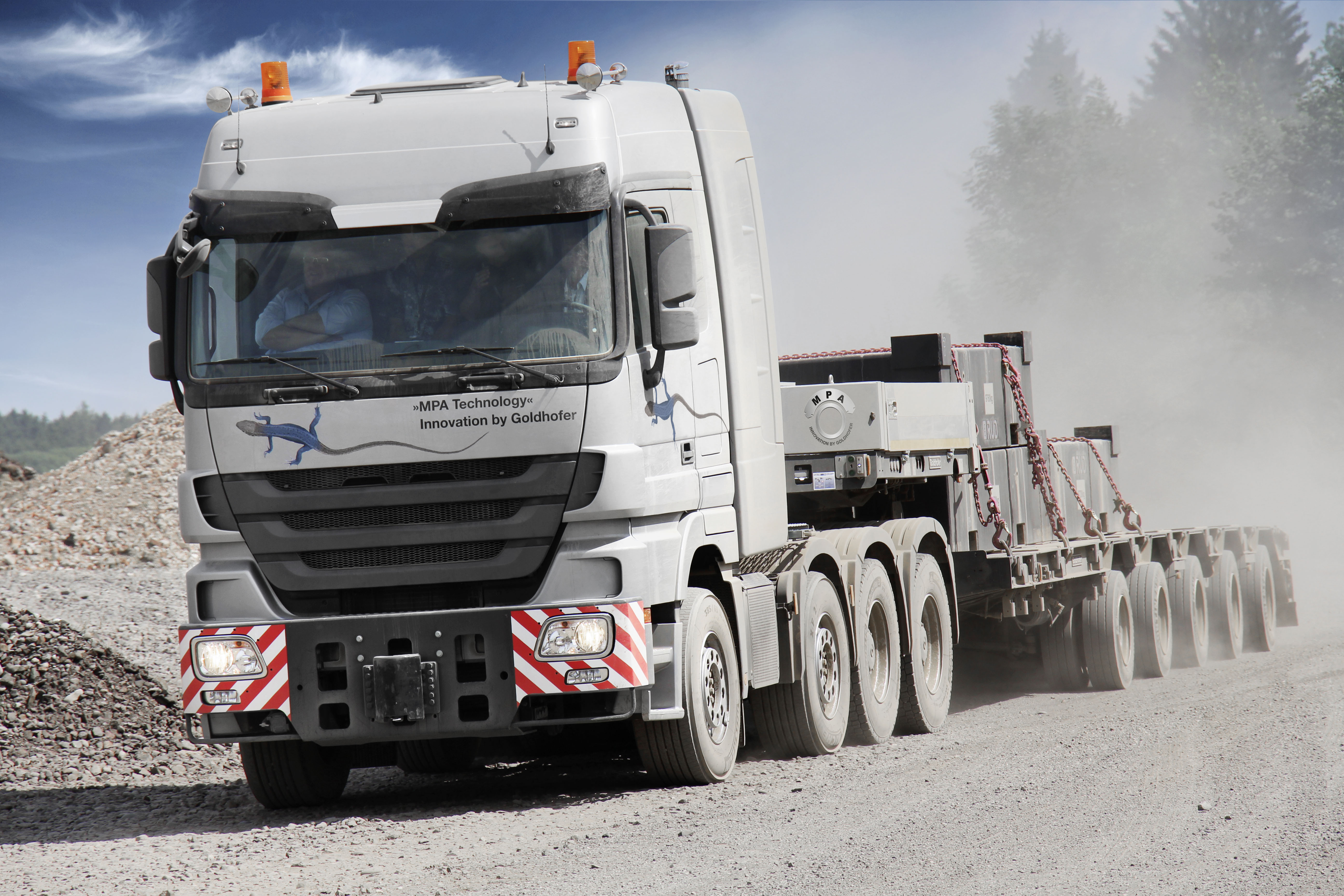 Tieflader MPA-Fahrwerk